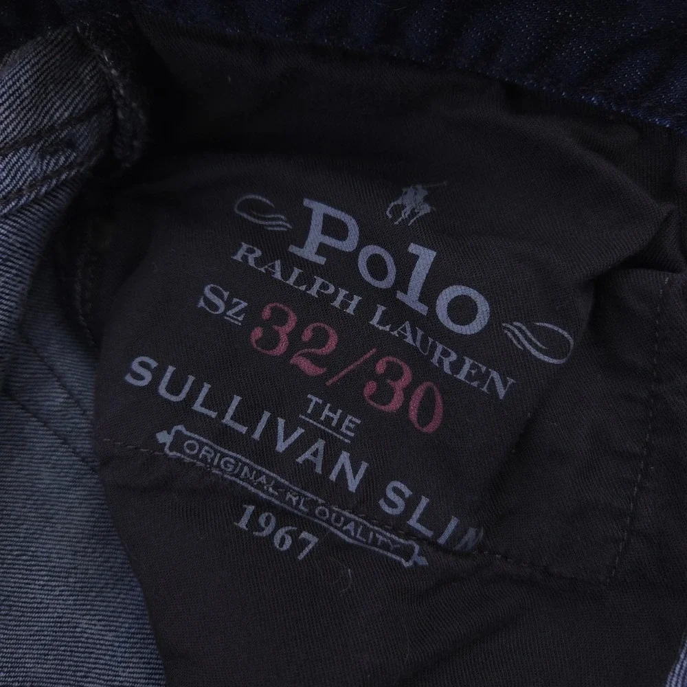 Polo Ralph Lauren Jeans Mens 32x30 Sullivan Slim Fit Stretch Denim Dark Blue